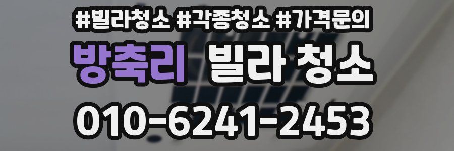 방축리 빌라 청소