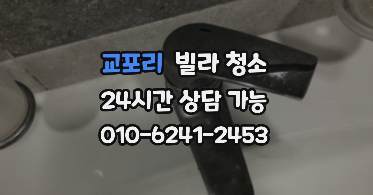 교포리 빌라 청소