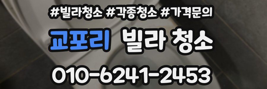 교포리 빌라 청소