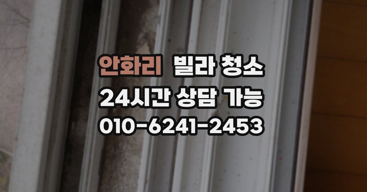 안화리 빌라 청소