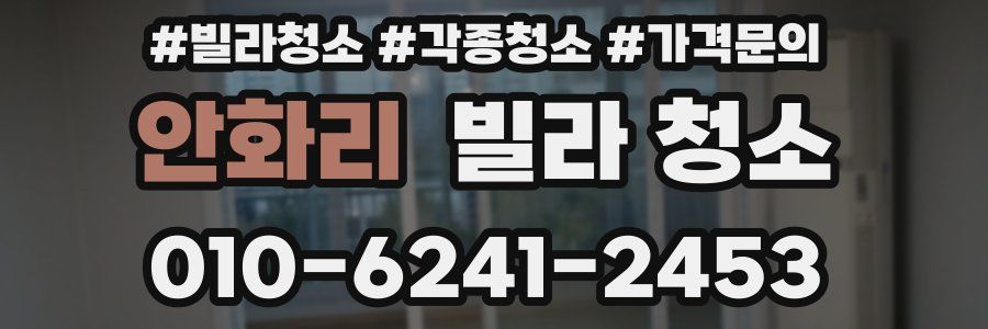 안화리 빌라 청소