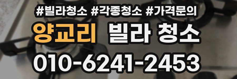 양교리 빌라 청소