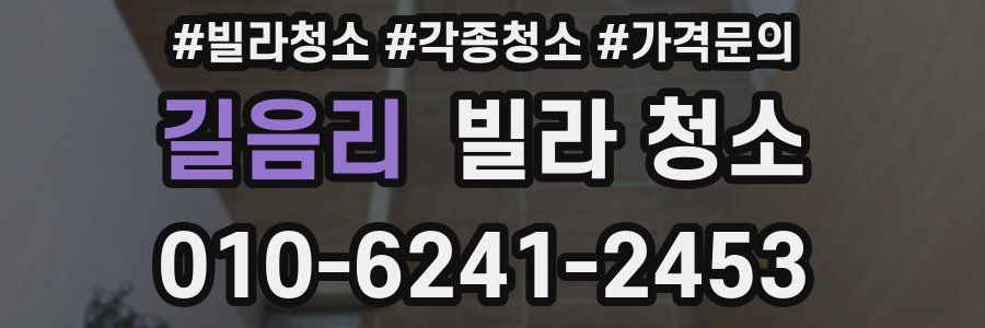 길음리 빌라 청소