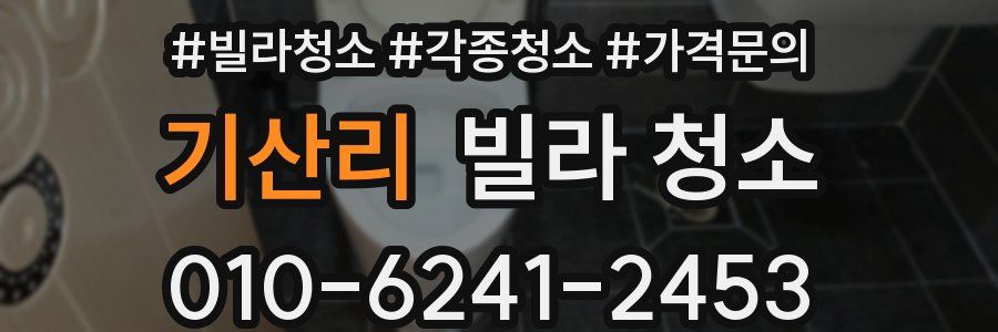 기산리 빌라 청소