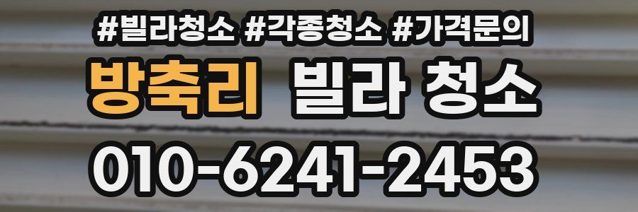 방축리 빌라 청소