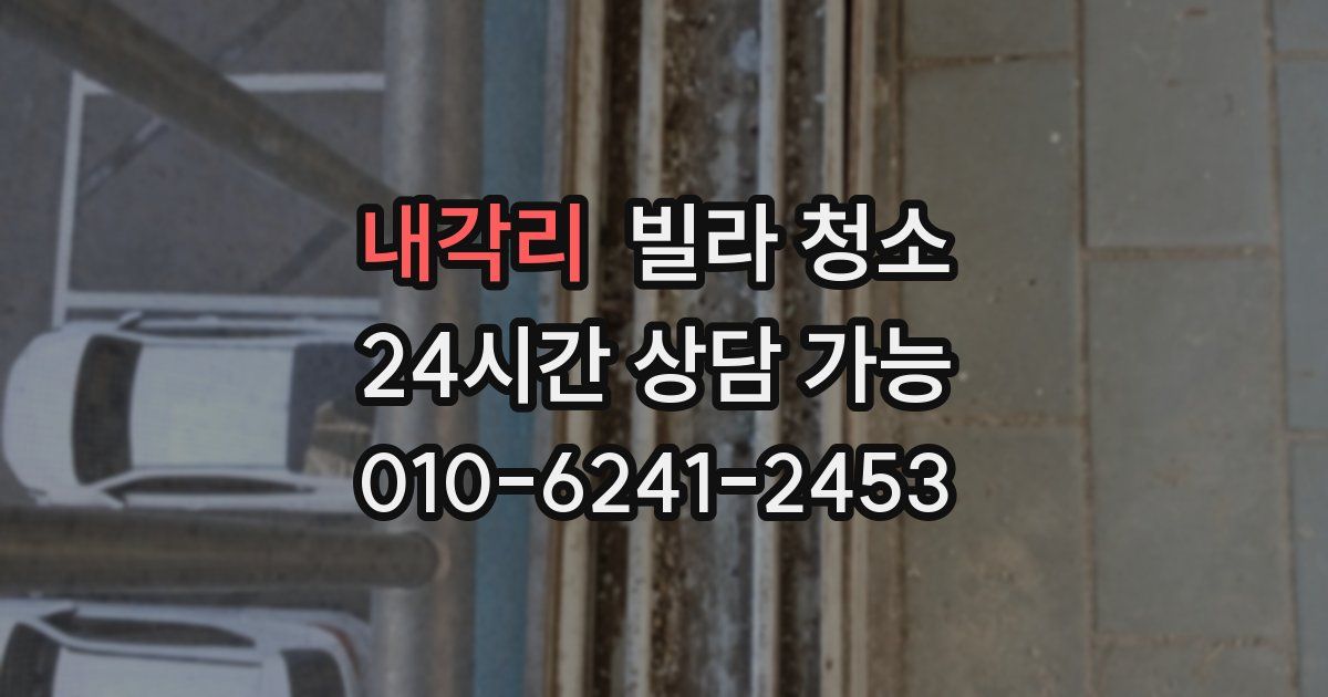 내각리 빌라 청소