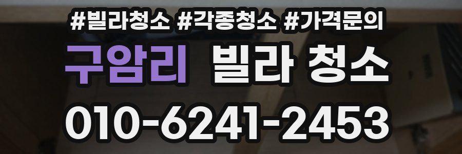 구암리 빌라 청소