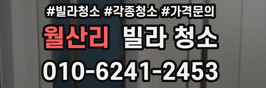 월산리 빌라 청소