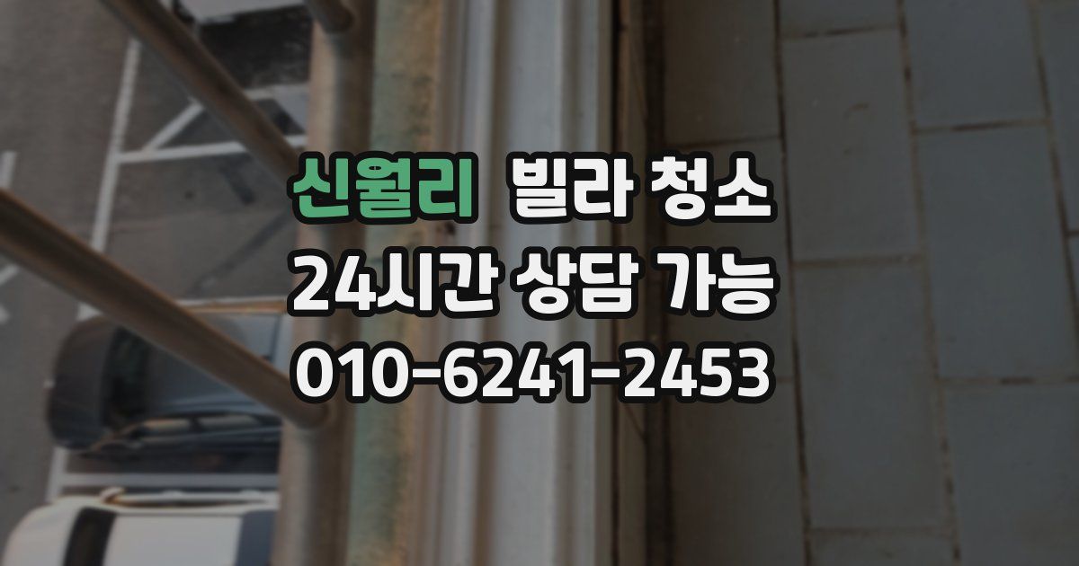 신월리 빌라 청소