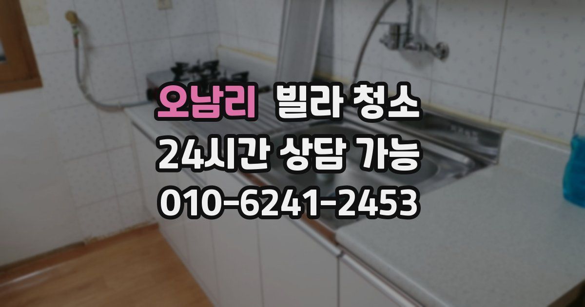 오남리 빌라 청소