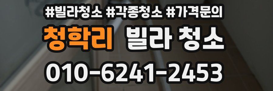 청학리 빌라 청소