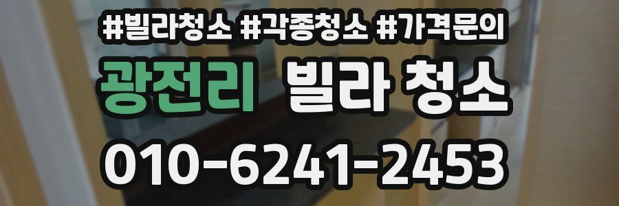 광전리 빌라 청소