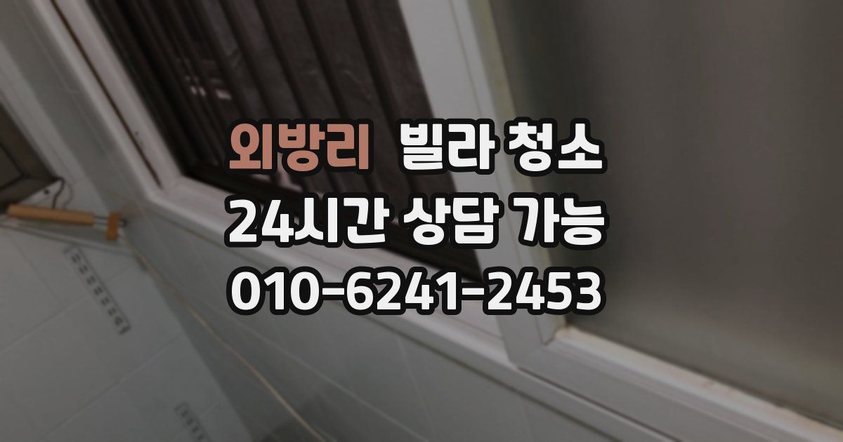 외방리 빌라 청소