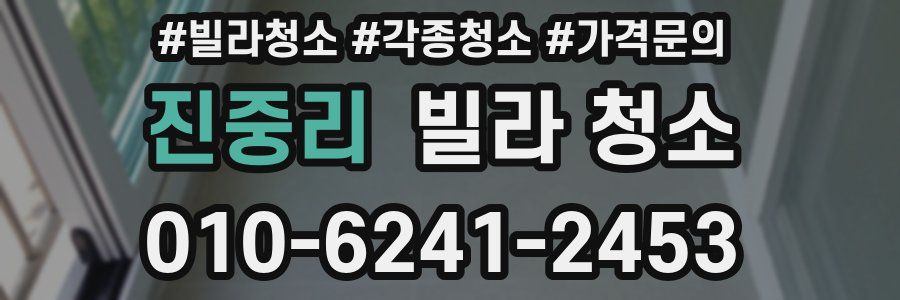 진중리 빌라 청소
