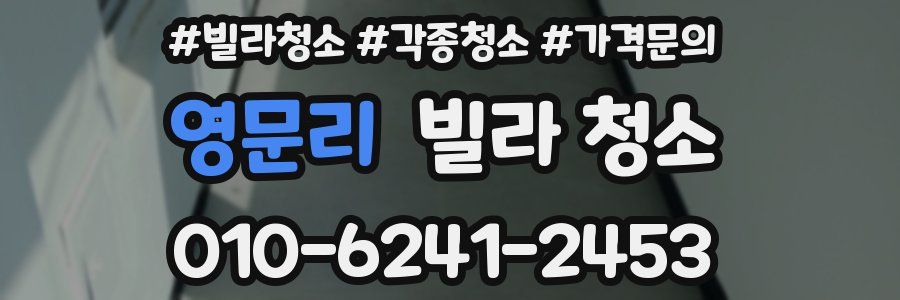 영문리 빌라 청소