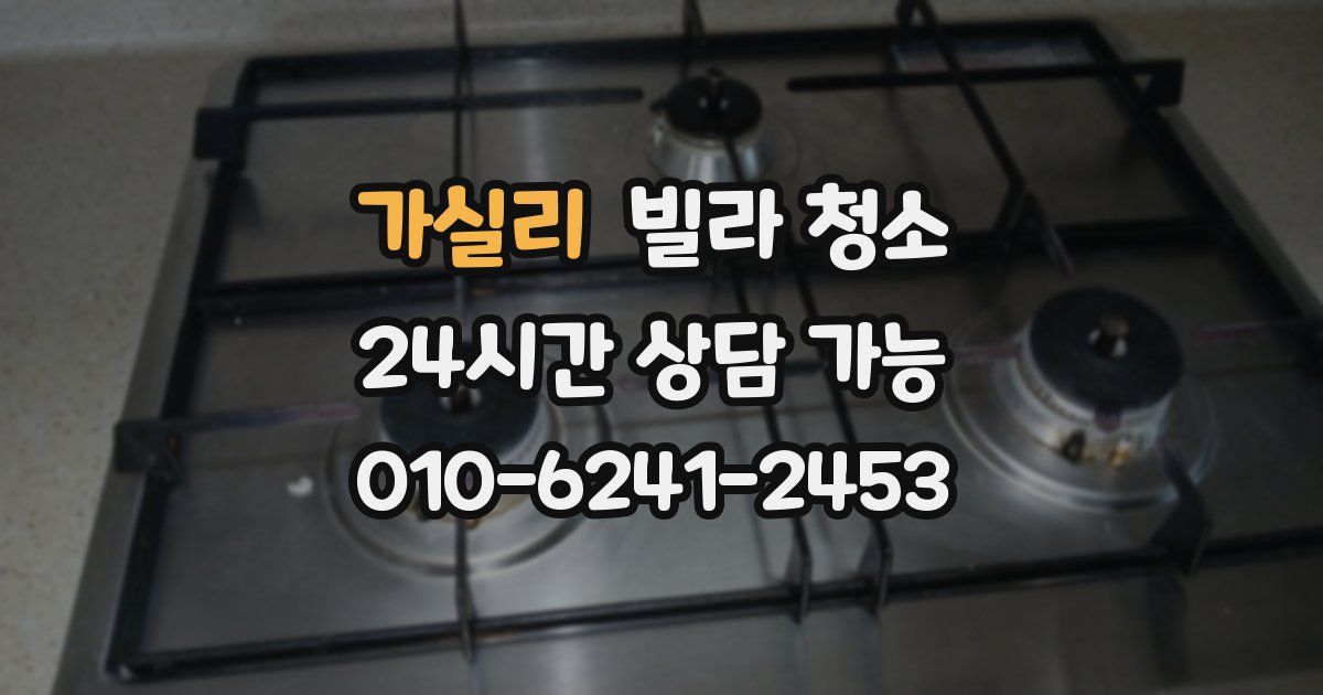 가실리 빌라 청소