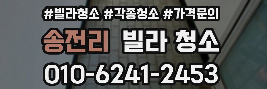 송전리 빌라 청소