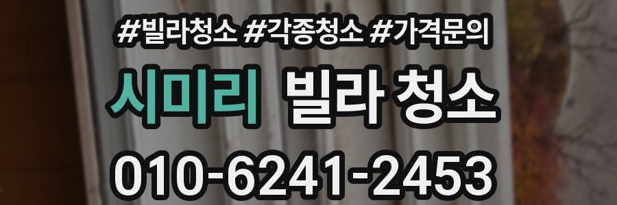 시미리 빌라 청소