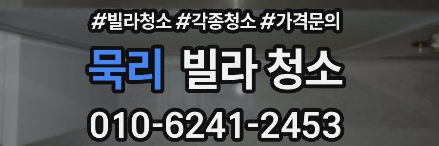 묵리 빌라 청소