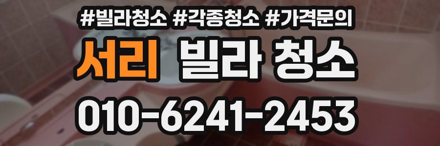 서리 빌라 청소