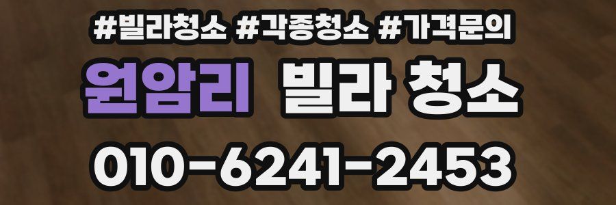 원암리 빌라 청소