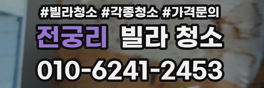 전궁리 빌라 청소