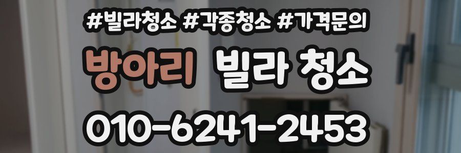 방아리 빌라 청소