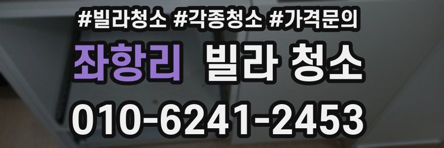 좌항리 빌라 청소