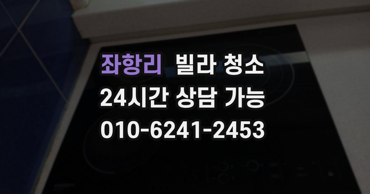 좌항리 빌라 청소