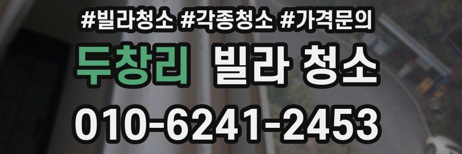 두창리 빌라 청소