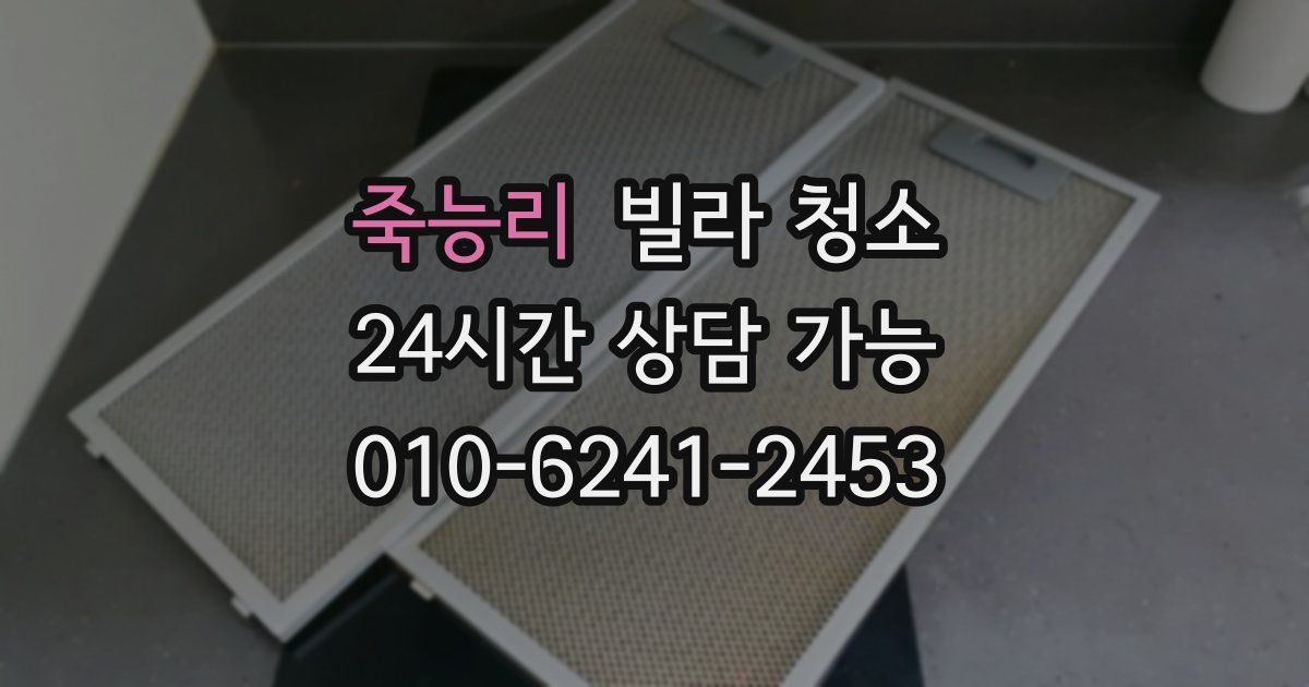 죽능리 빌라 청소