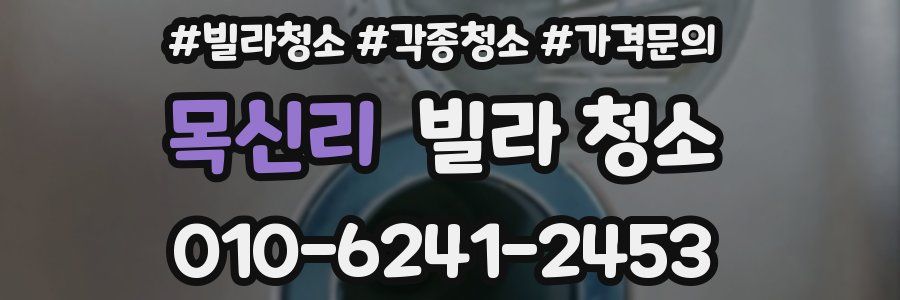 목신리 빌라 청소