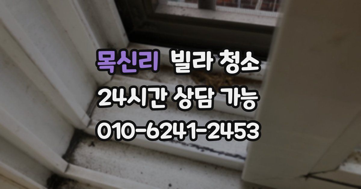 목신리 빌라 청소