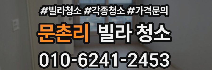 문촌리 빌라 청소