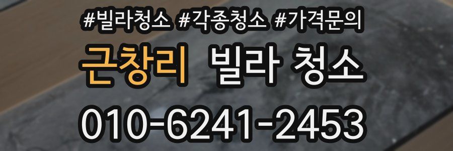 근창리 빌라 청소