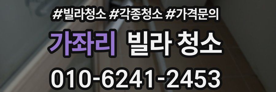 가좌리 빌라 청소