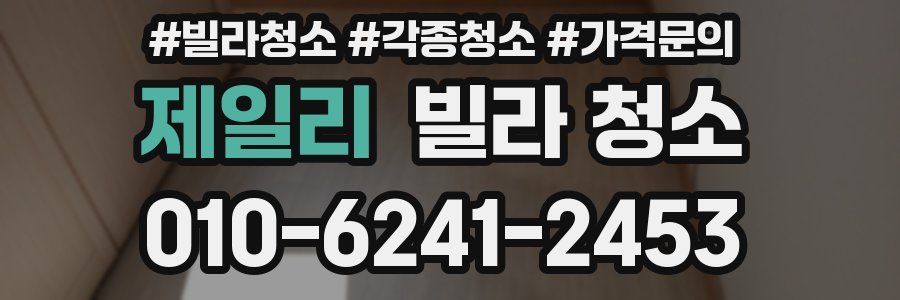 제일리 빌라 청소