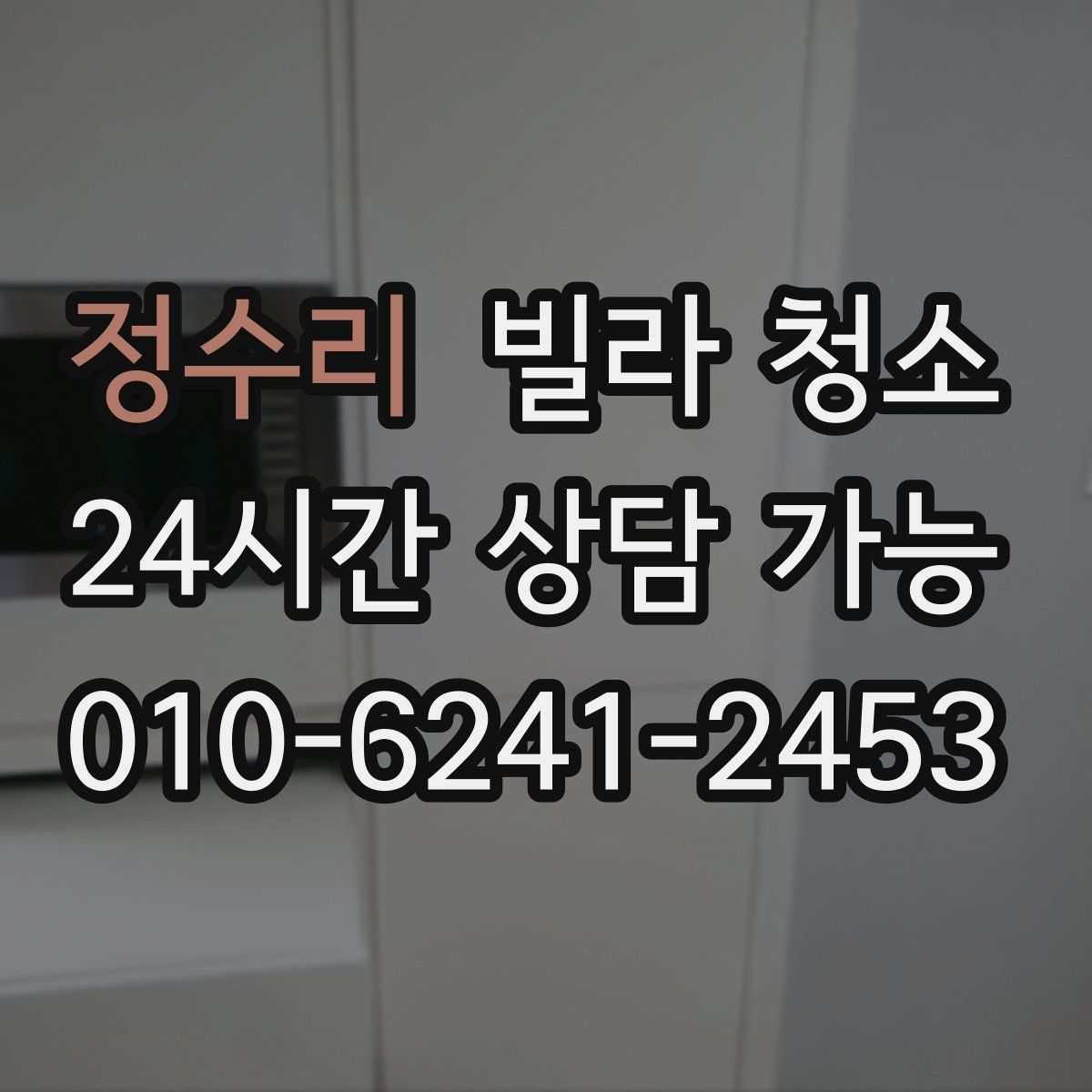 정수리 빌라 청소