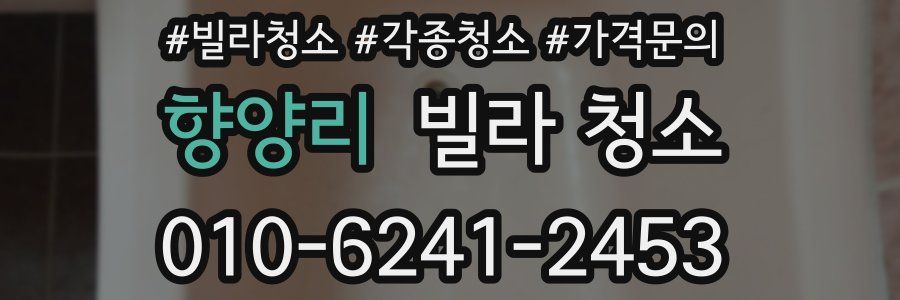 향양리 빌라 청소