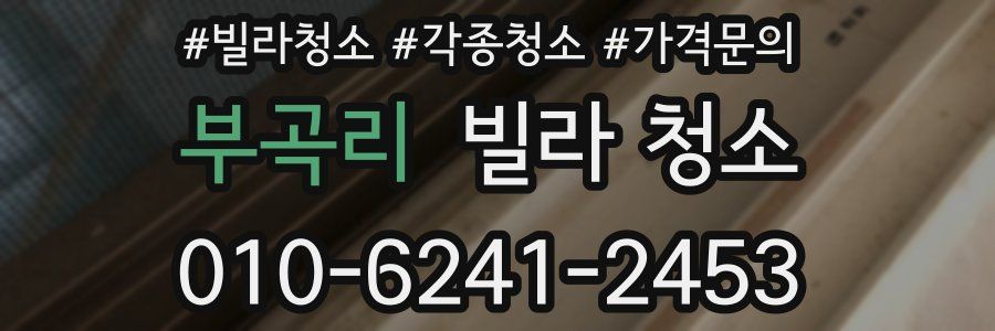 부곡리 빌라 청소