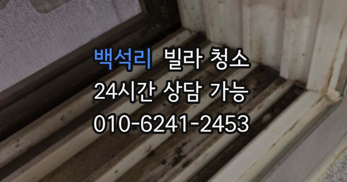 백석리 빌라 청소