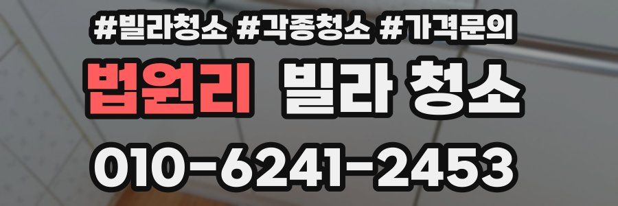 법원리 빌라 청소