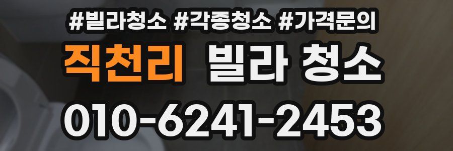 직천리 빌라 청소