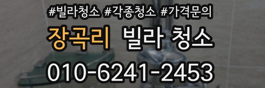 장곡리 빌라 청소