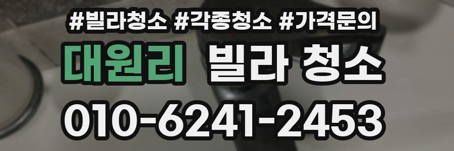 대원리 빌라 청소