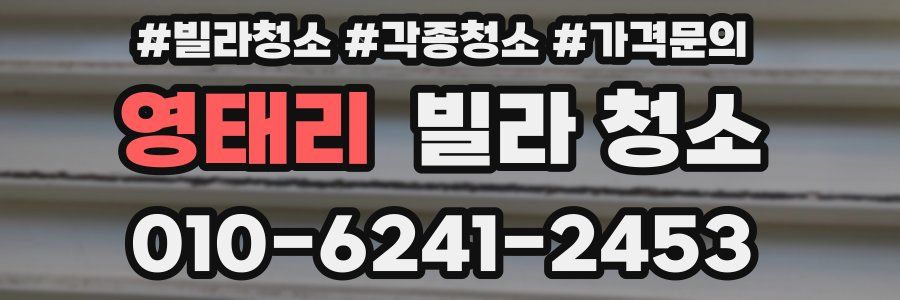 영태리 빌라 청소