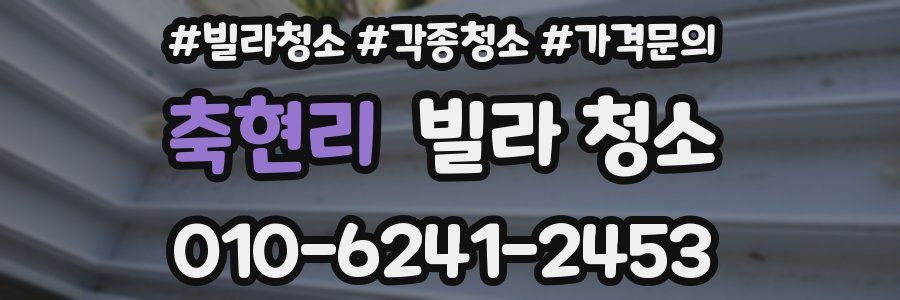 축현리 빌라 청소