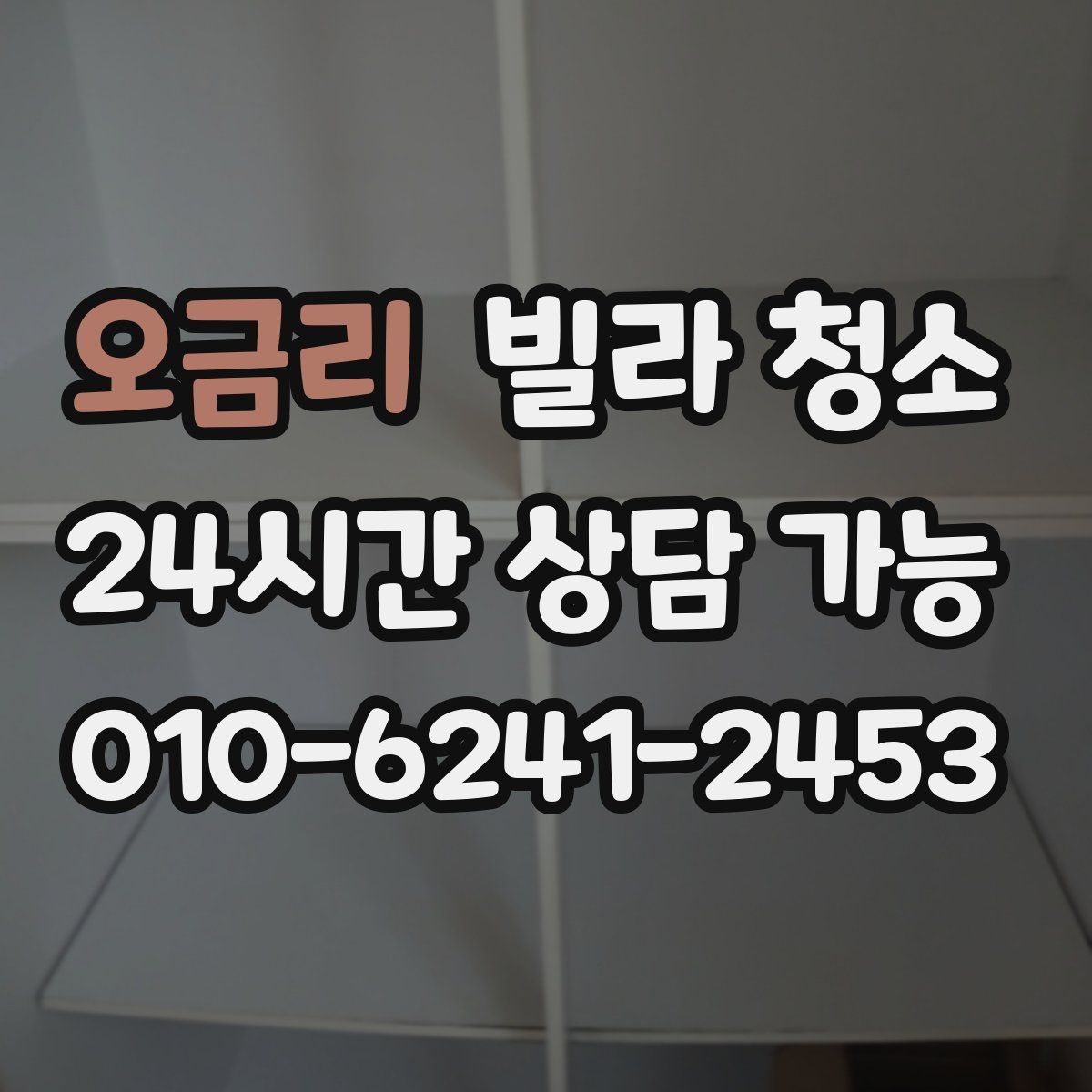 오금리 빌라 청소