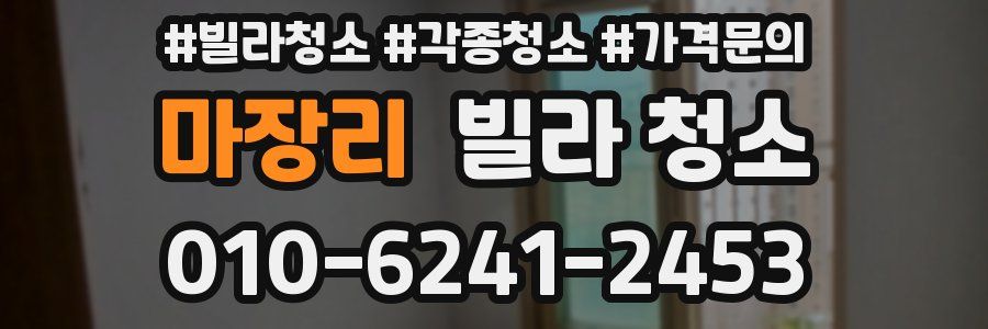 마장리 빌라 청소
