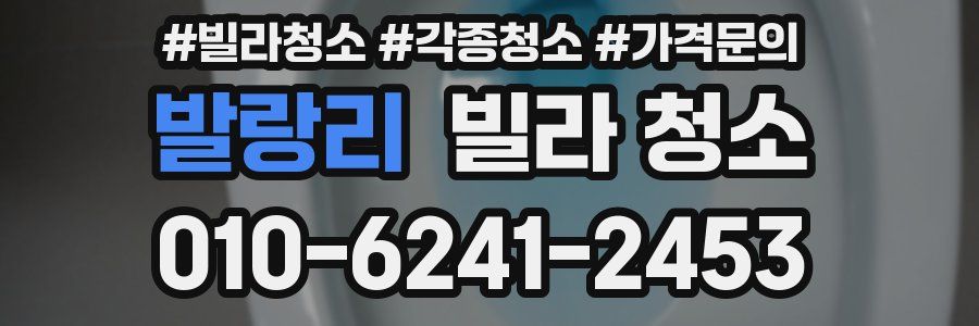 발랑리 빌라 청소